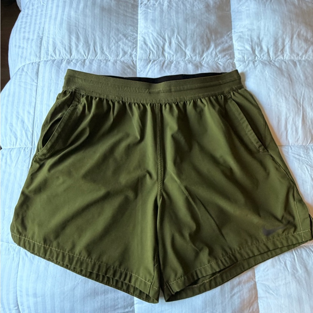 Nike Dri-FIT Olive Green Performance Top